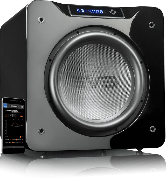 SVS SB-4000 subwoofer Piano Black výkonný do obýváku