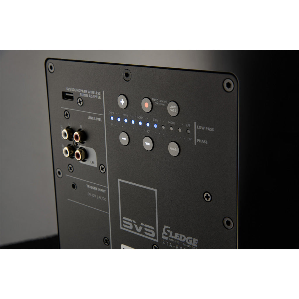 SVS PB-3000 subwoofer Premium Black Ash bassreflex
