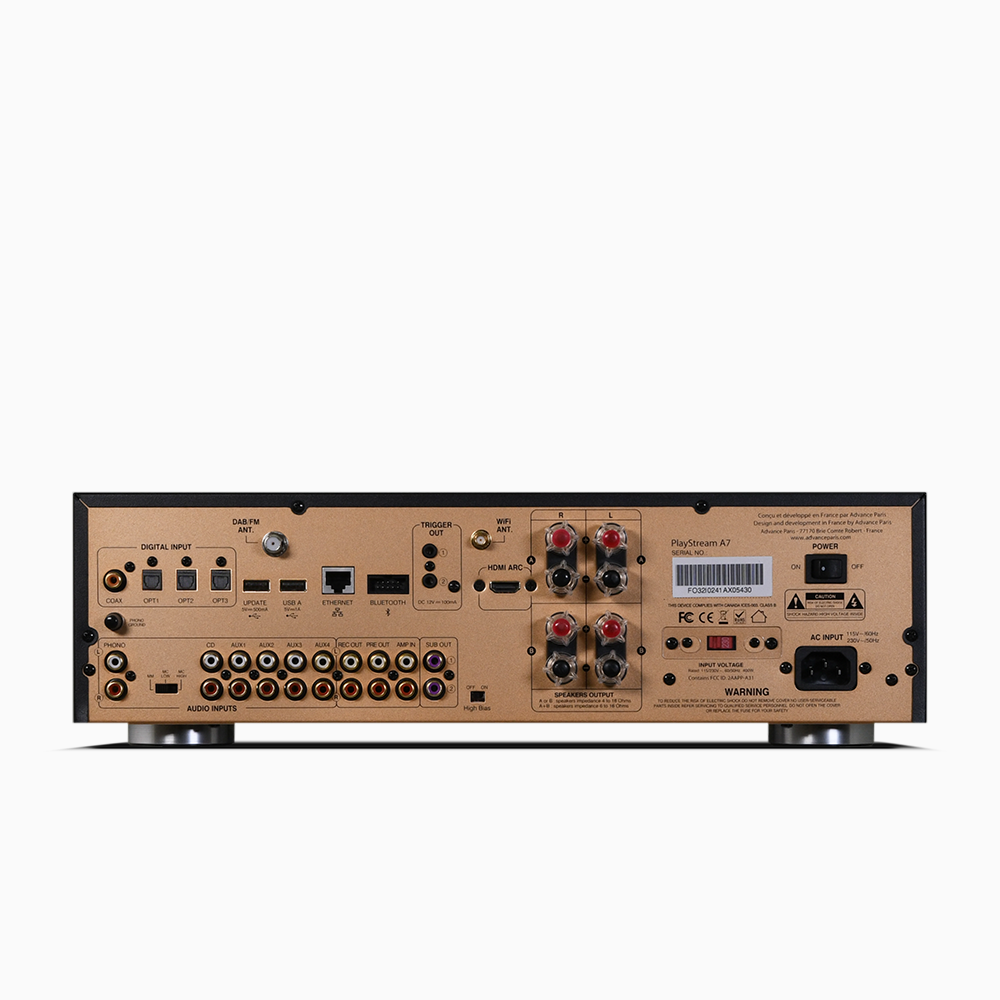 Advance Paris PlayStream A7 síťový zesilovač 2x115 W