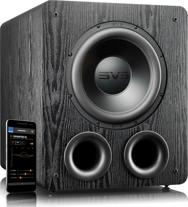 SVS PB-2000 Pro aktivní subwoofer black ash outlet bassreflex