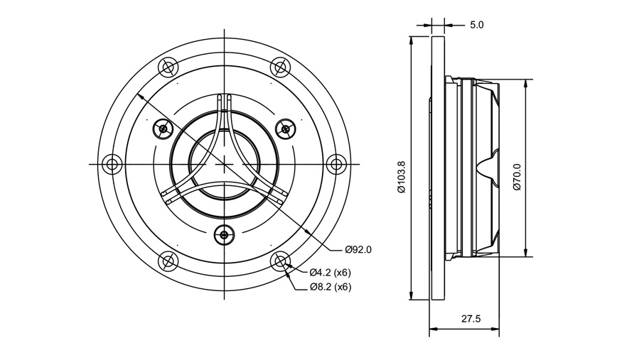 SB Acoustics Satori TW29TXN-B výškový reproduktor TeXtreme