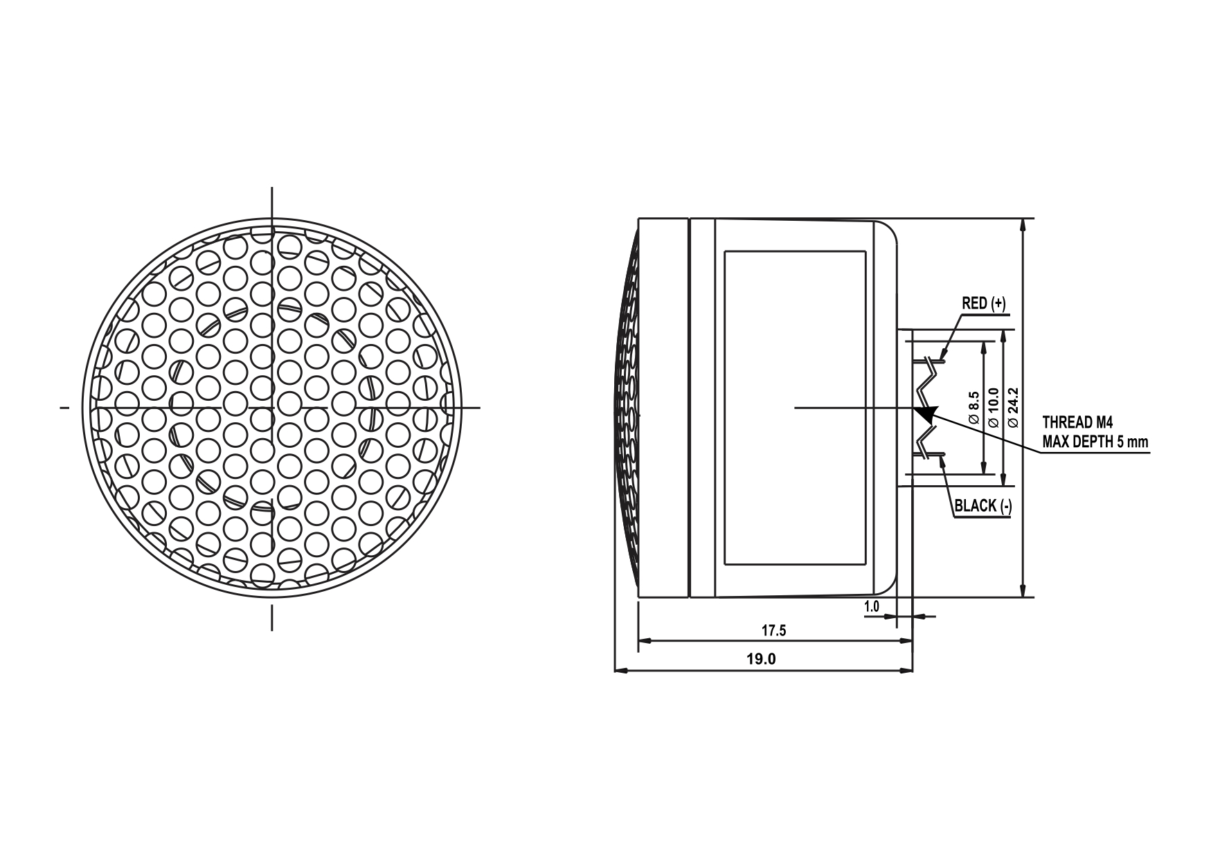 SB Acoustics SB14ST-C000-4 výškáč látka kompaktní