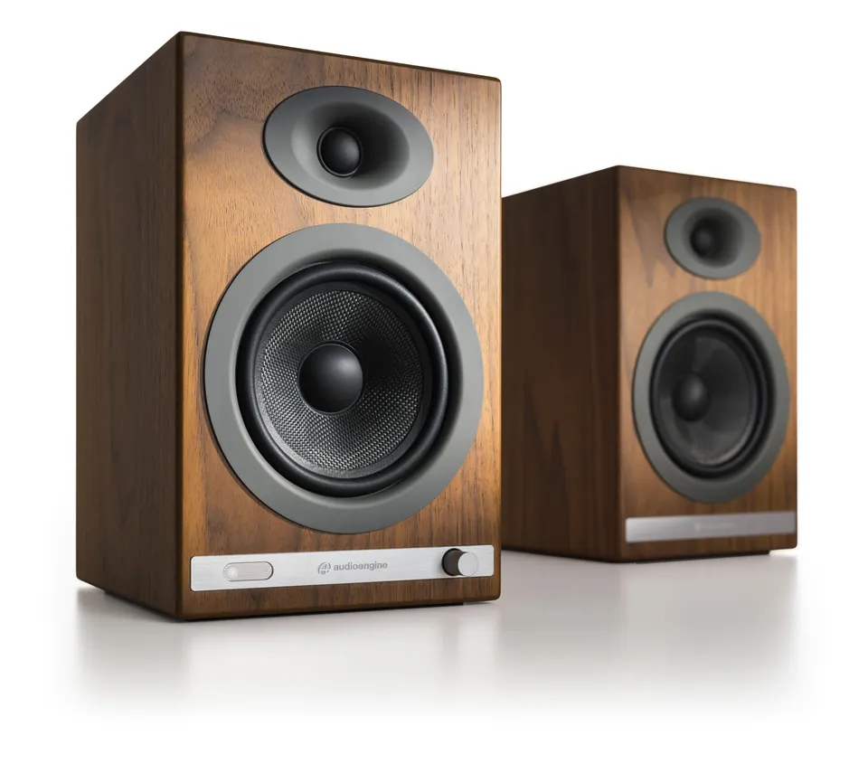 Audioengine HD5 aktivní reproboxy s Bluetooth aptX-HD rozbaleno