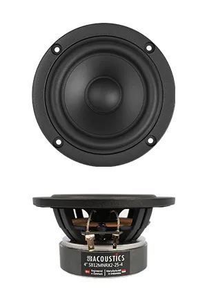 SB Acoustics SB12MNRX2-25-4 středový reproduktor 4" Norex