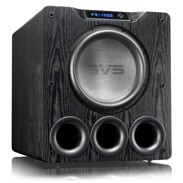 SVS PB-4000 subwoofer černý jasan bassreflex