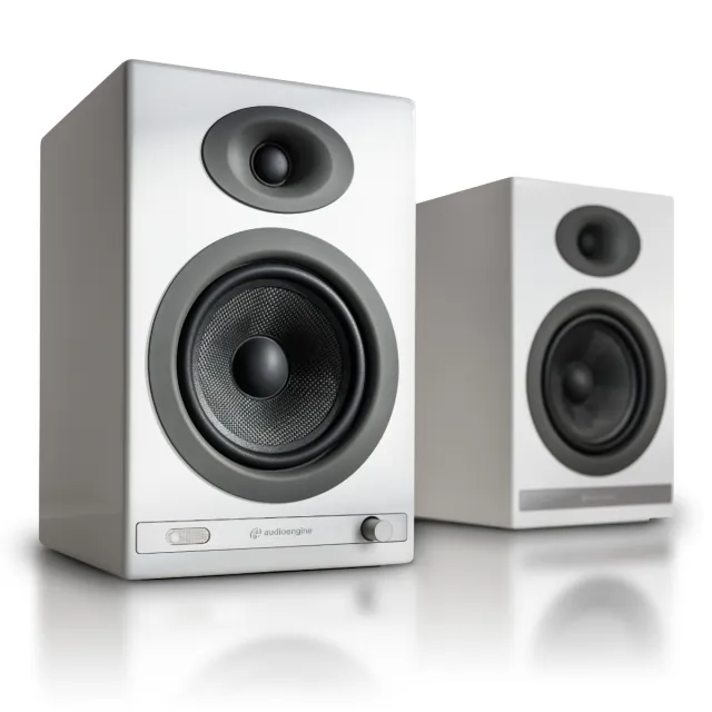 Audioengine HD5 aktivní reproduktory Bluetooth aptX-HD dřevo