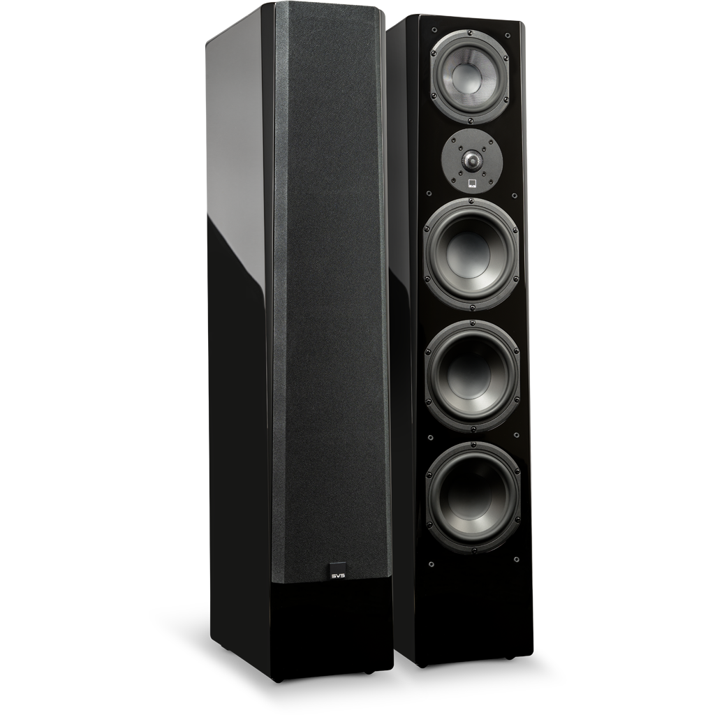 SVS Prime Pinnacle sloupové reproduktory černý lesk teplý zvuk