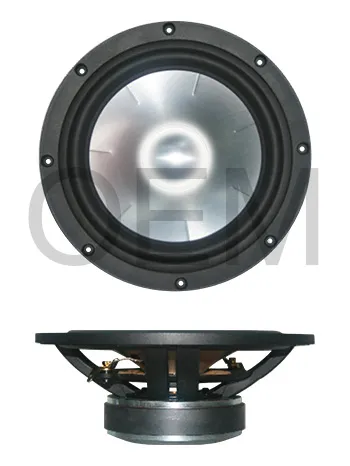 SB Acoustics SB23NACS45-4 8" basový reproduktor hliník
