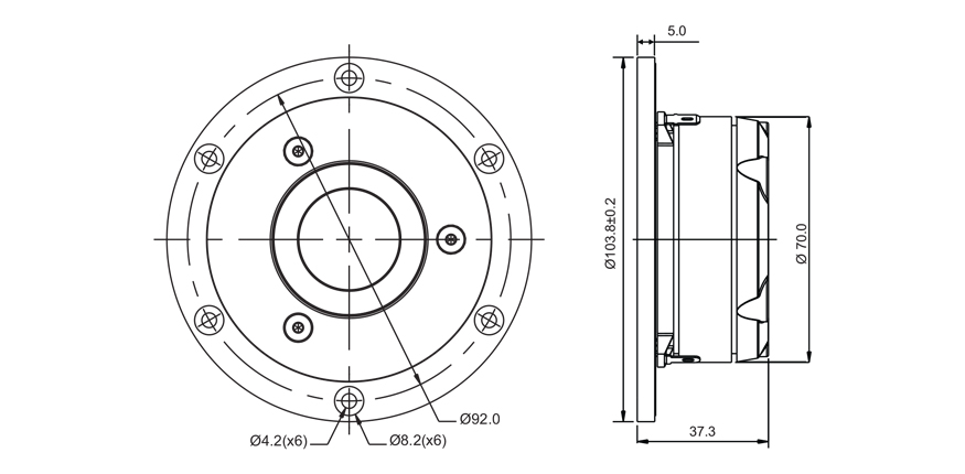 SB Acoustics Satori TW29R výškový reproduktor textilní