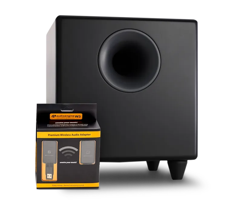 Audioengine S8 bezdrátový subwoofer 8" rozbaleno
