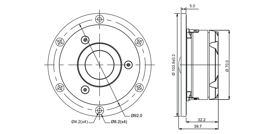 SB Acoustics Satori TW29D-B výškový reproduktor textil