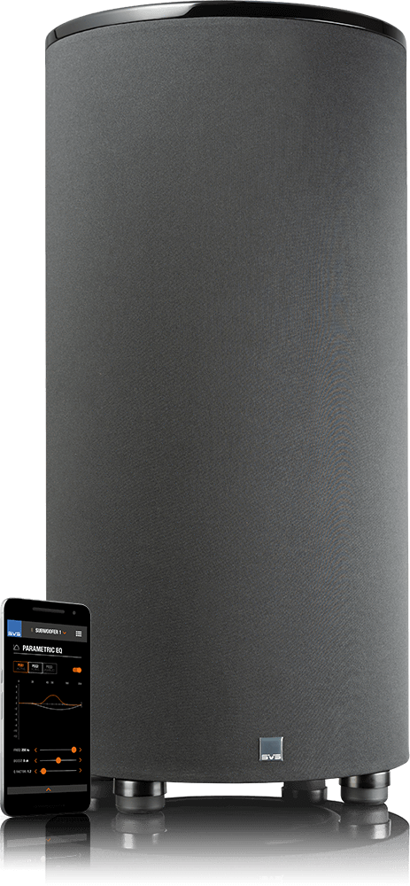 SVS PC-2000 Pro válcový subwoofer piano gloss black