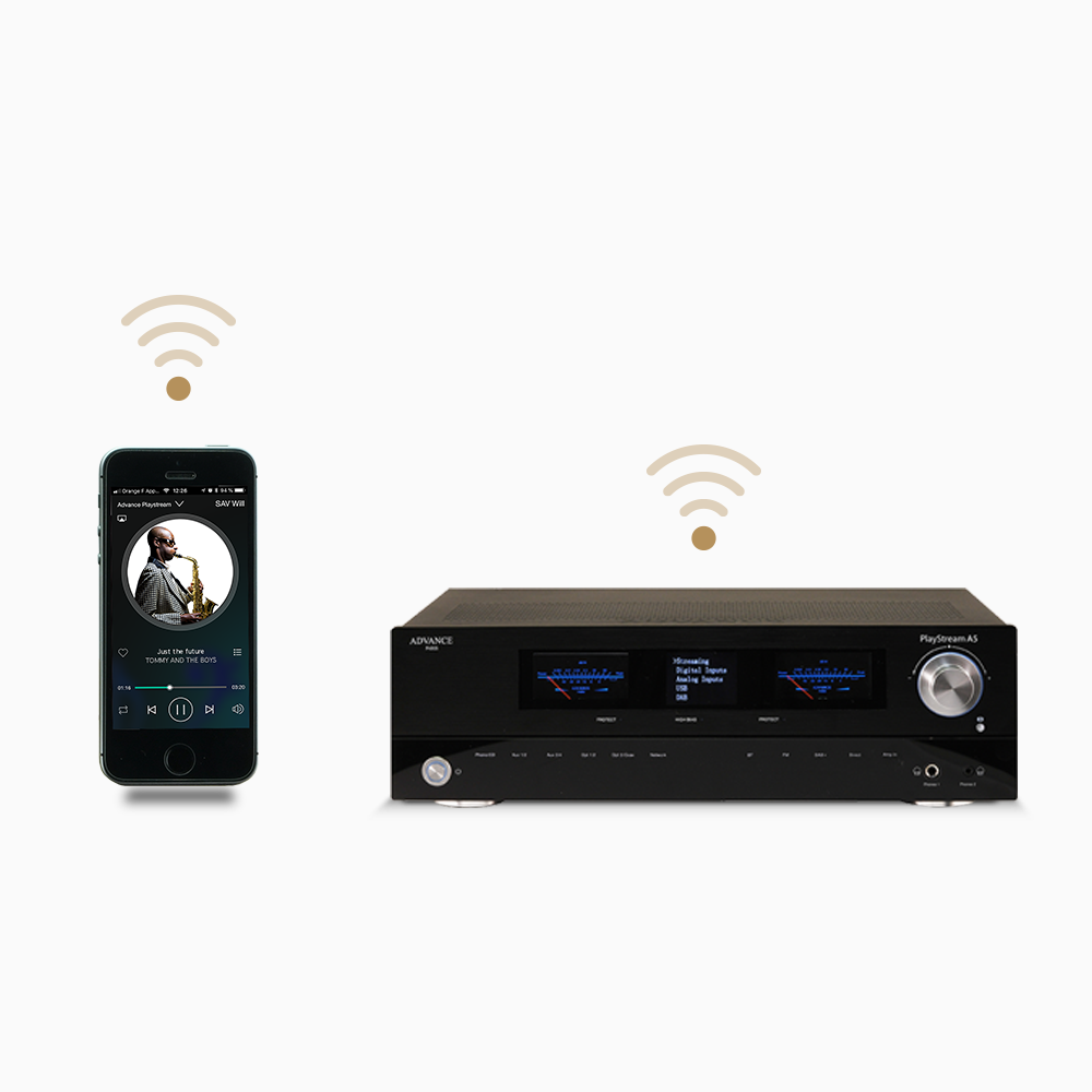 Advance Paris PlayStream A5 síťový zesilovač WiFi DAB+