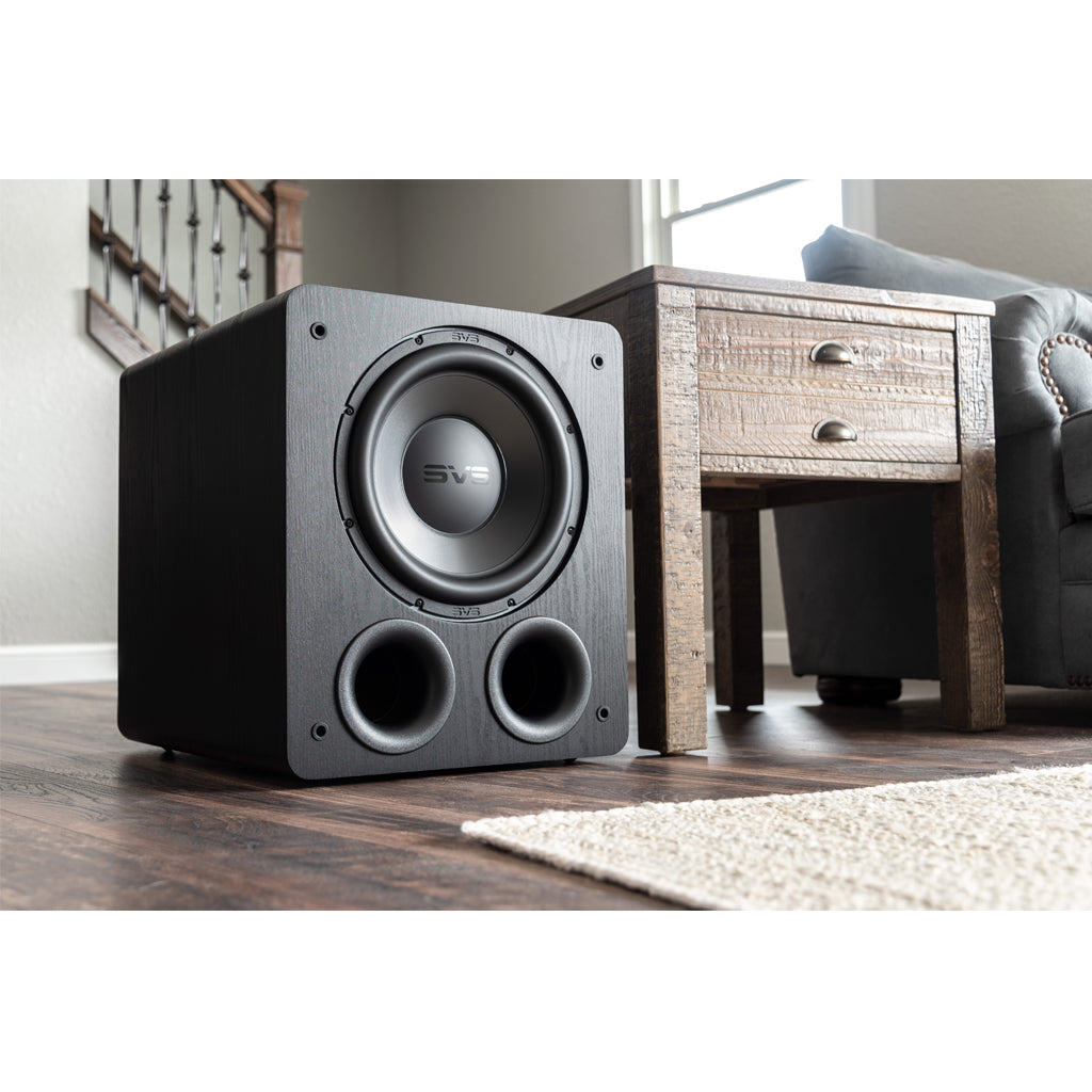 SVS PB-3000 subwoofer Premium Black Ash bassreflex