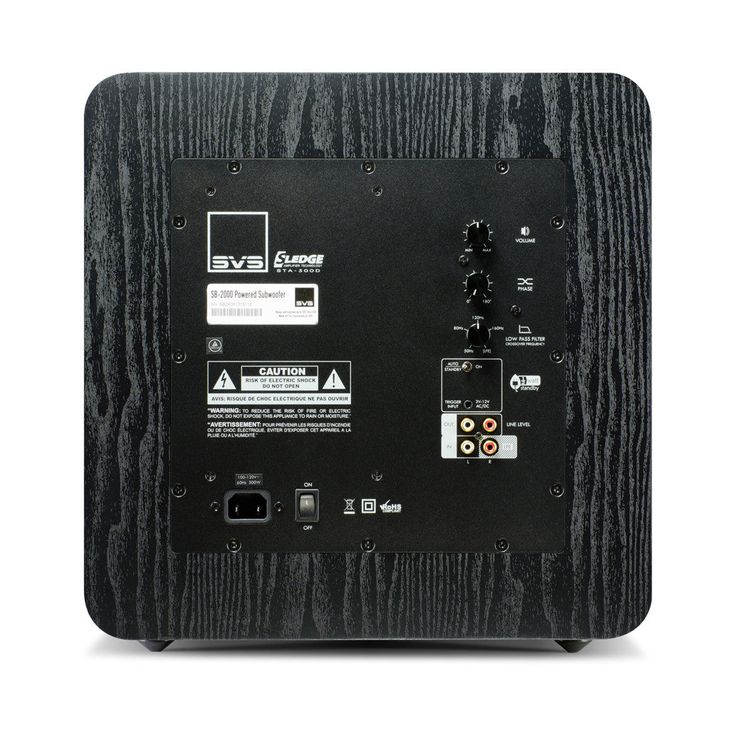 SVS SB-2000 subwoofer černý jasan