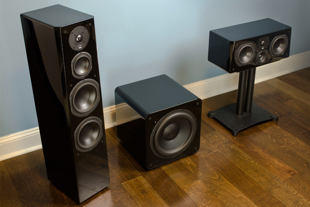 SVS Prime Center reproduktor piano black 3pásmový