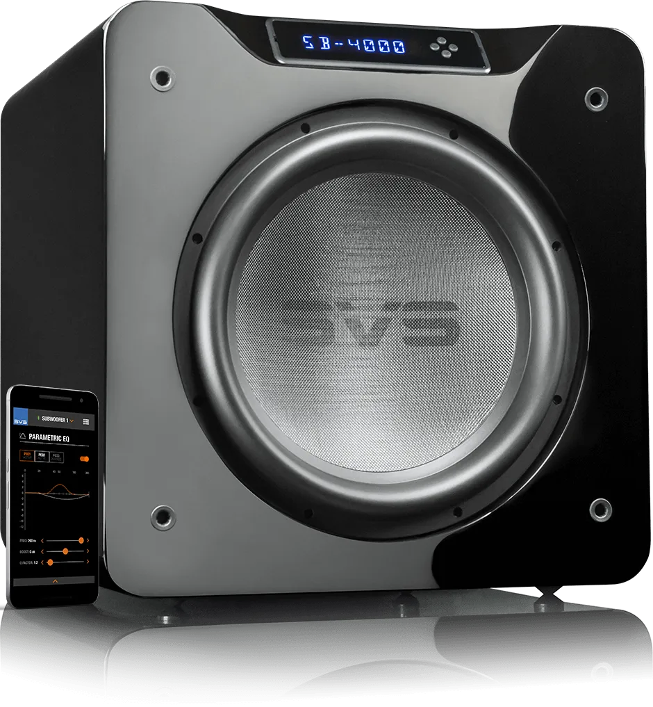 SVS SB-4000 subwoofer piano black uzavřený