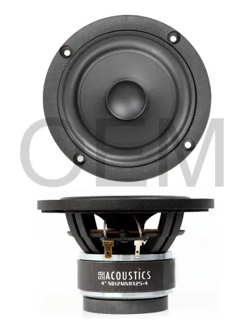 SB Acoustics SB12MNRX25-4 4″ středový reproduktor papír 4 Ohm