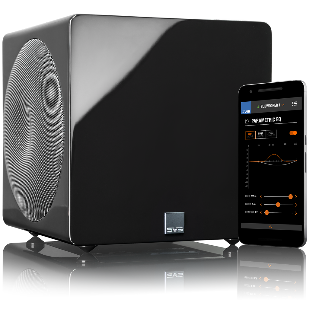 SVS 3000 Micro subwoofer bílý lesk kompaktní