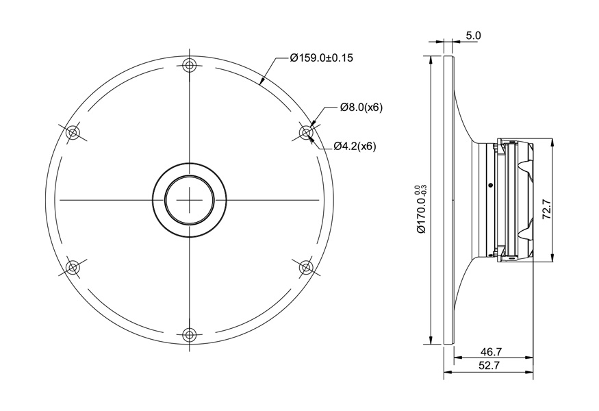 SB Acoustics Satori TW29BNWG-4 výškový reproduktor 4 Ω berylium